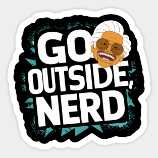 Go Outside NErd Sticker